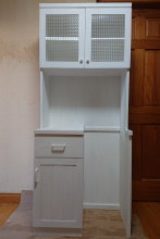 食器棚　ホワイト　オーダー家具
